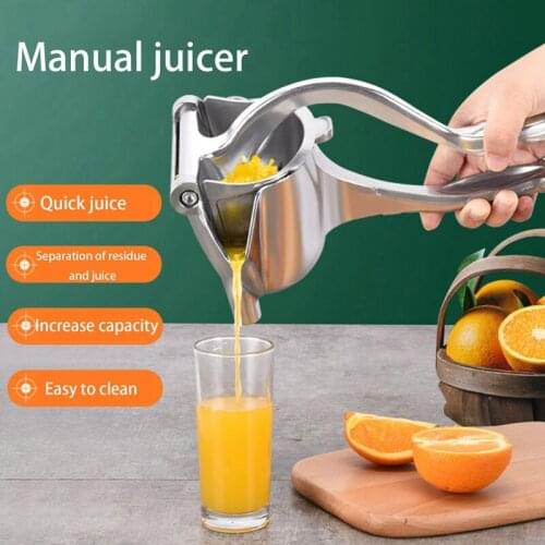 Aluminum Alloy Manual Juicer Metal Hand Lemon Lime Juice Press Squeezer Home Kitchen Fruits Juice Extractor Kitchen Tool