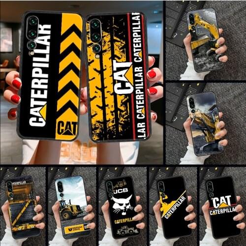 Caterpillars CAT Phone case For Huawei P Mate P10 P20 P30 P40 10 20 Smart Z Pro Lite 2019 black pretty prime soft hoesjes tpu