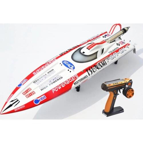 DT125 ARTR-RC 49" 30CC Gasoline RC Racing Boat W/Radio Control Deep-V Monohull THZH0051