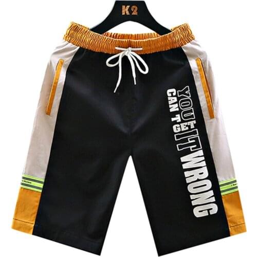 Stretch Casual Pant Boys Streetwear 2021 Summer New Mens Patchwork Elastic Waist Sportswear Size 4XL 3 Pockets