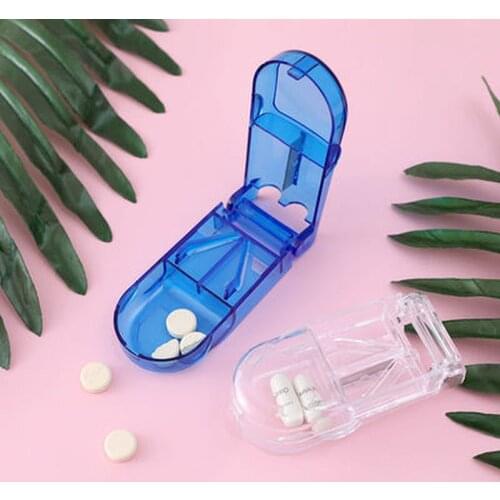 Pill Cutter Medicine Cutter Medicine Split Medicine Box Portable Medicine Portable Small Medicine Box Medicine Box Pill Case