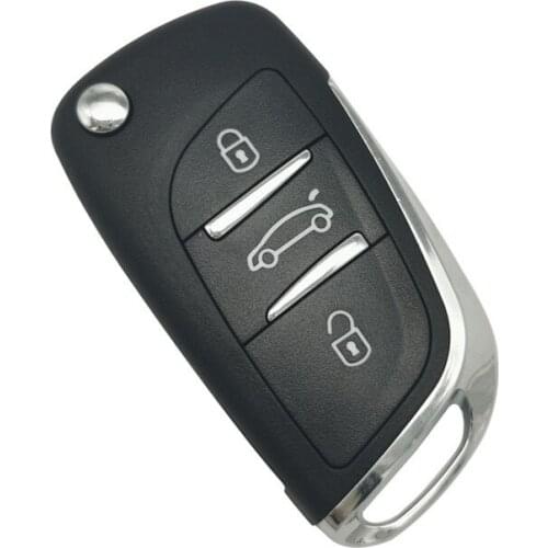 Modified Flip Key Shell For Citroen C2 C4 C5 Berlingo Xsara Picasso Peugeot 306 407 807 Partner VA2/HU83 2/3Button