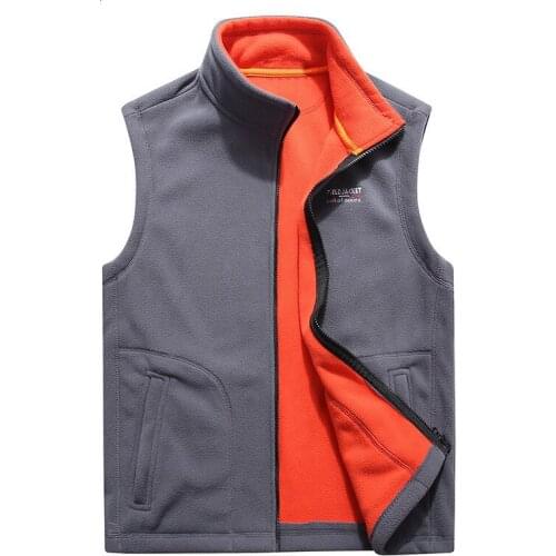 5XL Mens Spring Autumn Thin Plus Velvet Warm Waistcoat Outdoor Hiking Fishing Camping Climbing Thermal Windproof Fleece Vest
