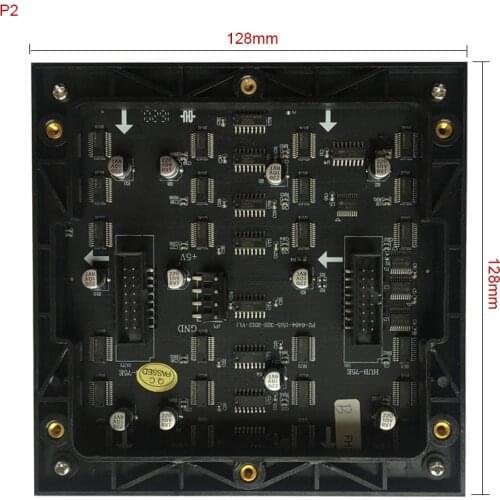 P2 RGB panel HD screen 64x64 dot matrix indoor SMD led module 128*128mm LED display wall P4 P5 P6 P8 P10 video wall panel