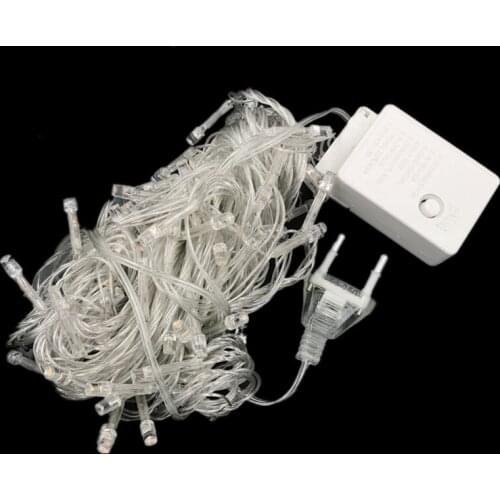 220V LED String Christmas Lights 10M / 100leds With 8 Modes Christmas decorations for Home / Holiday / Party / Wedding / Xmas