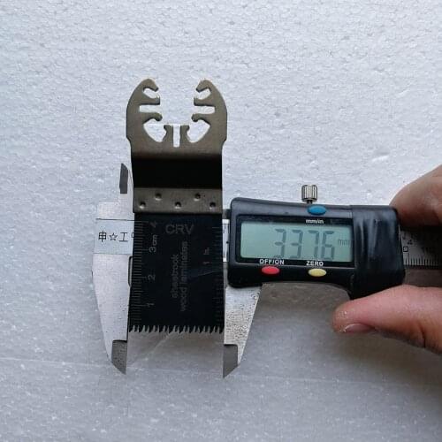 2pcs 34mm CR-V SAW blade saw for oscillating tool accessory wood and pvc pipe cutting with ruler size cm and inch