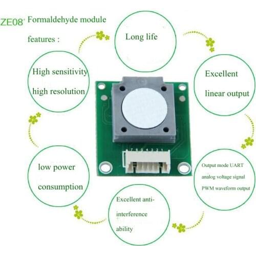 Sbbowe ZE08-CH2O formaldehyde detection module supporting programs to address the special indoor formaldehyde detector