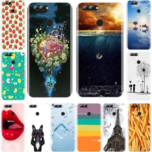 Silicone Phone Case For Huawei Nova 2i 3E 2 3 Lite Plus Soft TPU Cute Aesthetic Back Cover Huawei Nova 4 Smart Lite 2017 Case