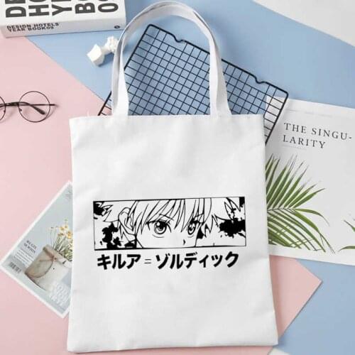 Hunter x Hunter shopping bag recycle bag bolsas de tela tote shopper bag ecobag net cabas