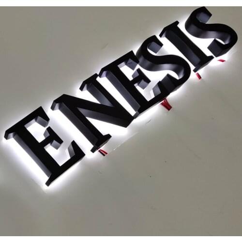 Unique Side-lit Acrylic Letter Led PMMA Signage Customizable Reception Logo Interior Exterior Led Advertising Logo