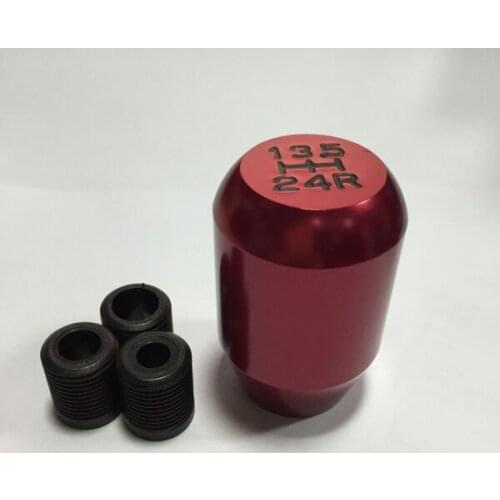 Universal Oval Aluminum Alloy Car Manual Gear Stick Shift Knob