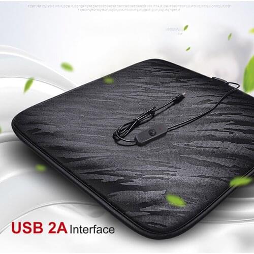 12V Universal Car Heated Seat Covers Pad Carbon Fiber Heated Auto Car Seat Heating Pad Winter Warmer Heater Mat