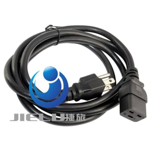 UK/AU/US 1m IEC C19 to 3-Prong Plug AC Power Cable Lead Cord Adapter Generic,50 pcs