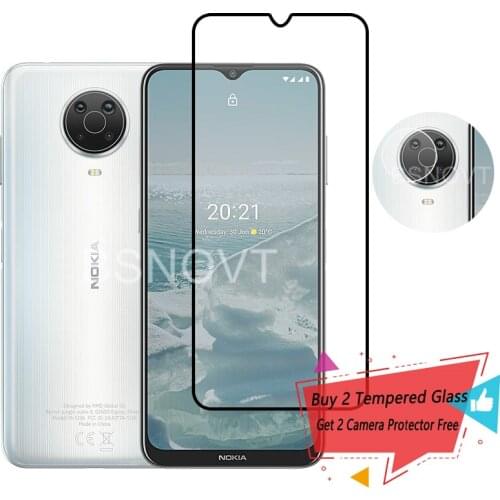 Full Glue Glass For Nokia G20 Screen Protector Tempered Glass For Nokia G20 Glass For Nokia G20 NokiaG20 Camera Lens 6.52 inch
