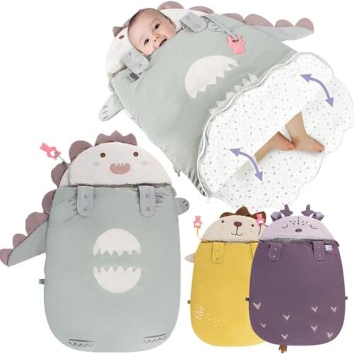 Winter Baby Sleeping Bag Nursery Cotton Blankets Newborn Baby Kids Toddler Sleep Sack Thicken Warm Stroller Wrap Blanket