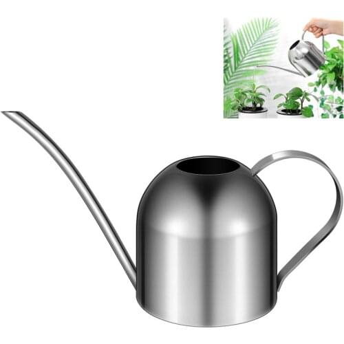 1000ml Stainless Steel Watering Can Long Spout Watering Pot Home Gardening Tool For Indoor Plants Succulents Gardening Can