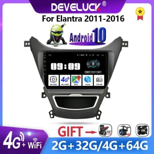 Android 10 Car Radio for Hyundai Elantra 2011-2016 2din Stereo 4G net Multimedia Video Player RDS GPS Navigation Split Screen