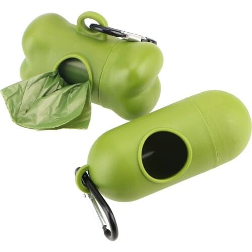 Pets Trash Box Poop Bag Dispensers Portable PE Poop Trash Bag Storage Box Garbage Holder Dispensers Pet Waste Bags Outdoor