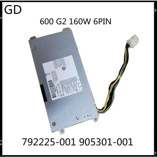 GD Original For HP EliteOne 600 G2 160W 6PIN Power Supply 792225-001 905301-001 PA-1161-2 Full Tested Fast Shipping