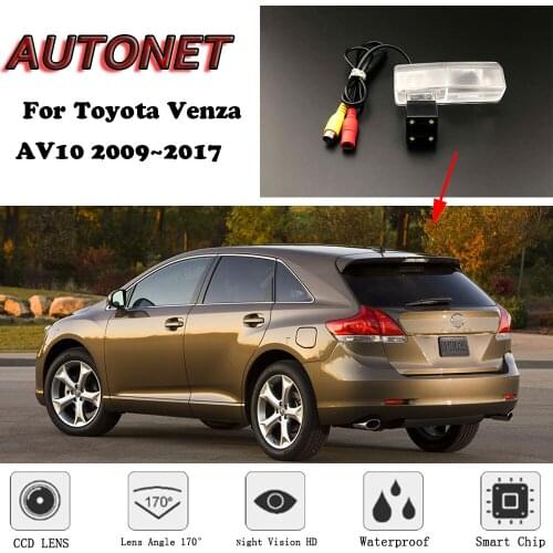 AUTONET Backup Rear View camera For Toyota Venza AV10 2009 2010 2011 2012 2013 2014 2015 2016 Night Vision license plate camera