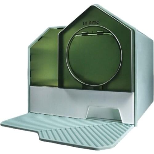 Enclosure Furniture Cleaning Cat Litter Box Big Double Modern Cute Cat Potty Training Arenero Gato Cerrado Cat Supplies BD50CB