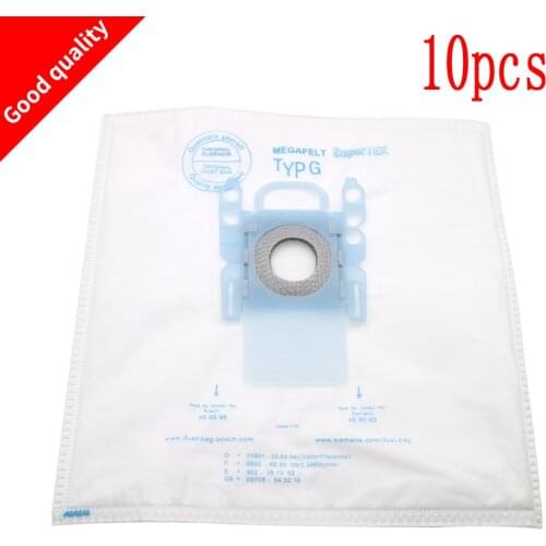 10 pack vacuum cleaner dust bag replacement for Bosch Microfibre Type G GXXL GXL MegaAir SuperTex BBZ41FGXXL Nonoriginal