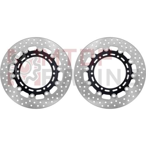 Pair Front Brake Disc for Yamaha XVS1300 Midnight Star 2007-2016 XV1700 Road Star Warrior 2003-2005 XV1900 2006-2012 Brake Rotor