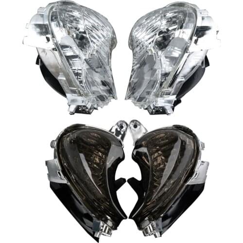 Motorcycle Front Turn Signal Lens For Suzuki GSX1300R Hayabusa 2008 2009 2010 2011 2012 2013 2014 2015 2016 2017 Smoke