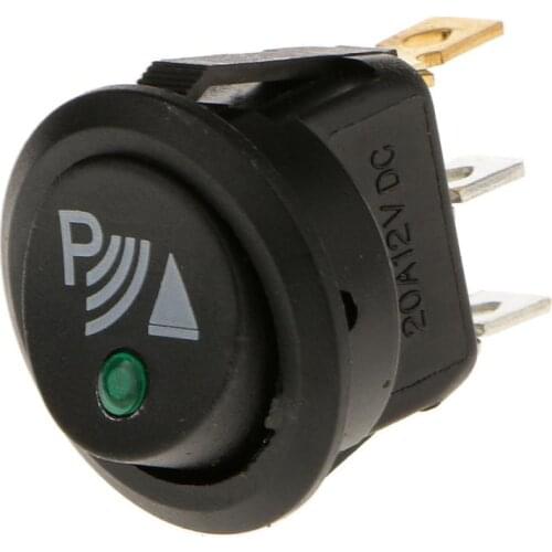 Rocker ON/OFF Switchs For Parking Reversing Reverse Sensor Illuminated Round
