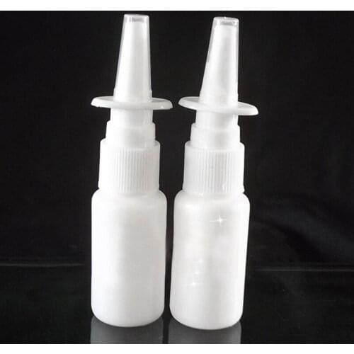 1pcs Nasal Mouth Mist Spray Pump Spray Bottle Empty For Medicines Packaging 10ml Plastic of Reusable Bottles Spray E0S3