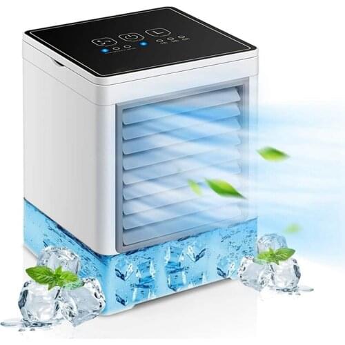 Portable Air Cooler,3-In-1 Mini Evaporative Cooler Personal Air Cooler,3 Fan Speed,Desktop Cooling Fan for Home, Office