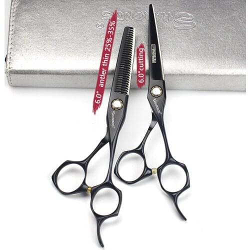 Hairdressing Scissors Hairdresser Special Set Seamless Teeth Scissors Flat Cut Head Shop Genuine Professional
