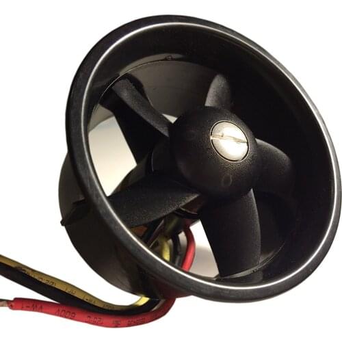 QX-Motor 64mm EDF Ducted Fan Set 5 Blades Electric EDF with 3-4s Motor QF2822 4300KV Brushless Outrunner Motor for Jet AirPlane