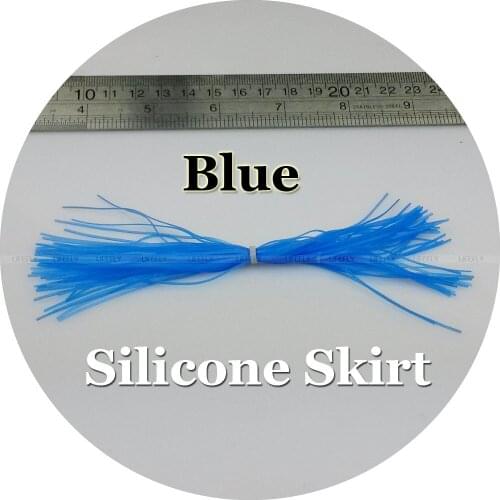 Blue Color / 20 Silicone Skirts, Spinner Bait, Jig, Lure, Fishing