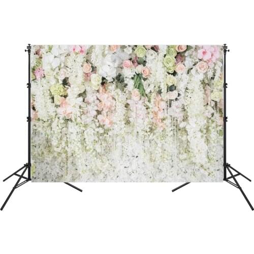 150X210cm Vinyl Photo Studio Background Flower Wall Photography Backdrop For Wedding Party Photo Prop