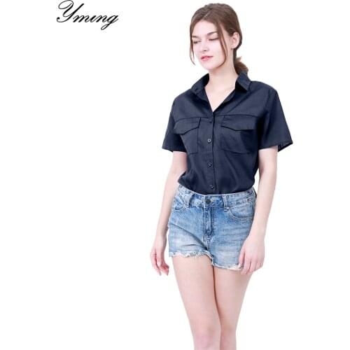 Женские хлопковые рубашки YMING China At AliExpress