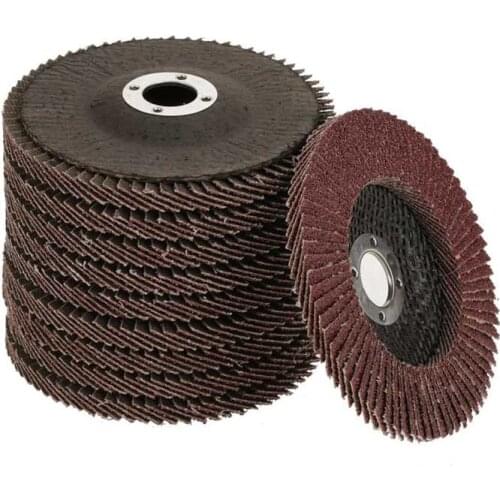 10Pcs Grinding Discs 100mm Grit 60 Grinding Sanding Disc Polishing Wheel Grinding Flap Disc Grinder Wheel 3800rpm