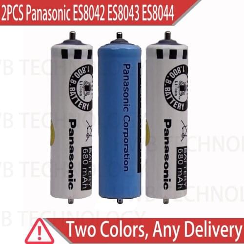 2pcs/lot Electric shaver epilator massage 3.6V 680MAH Li-Ion rechargeable battery for Panasonic ES8042 ES8043 ES8044 ES8046 ES80