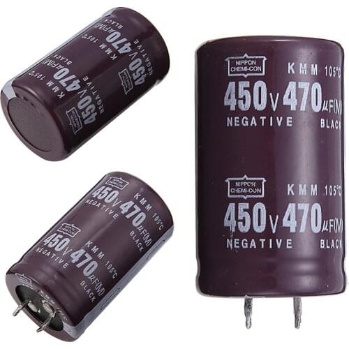 1PC 450V 470UF Aluminum Electrolytic Capacitors Volume 30x50mm Capacitor For Welder Maintenance