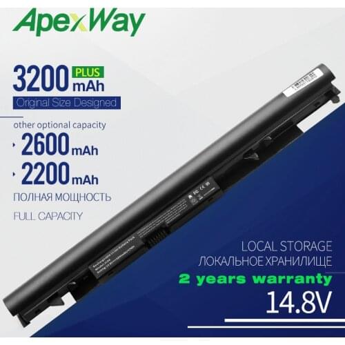 Apexway JIGU 4CELLS HSTNN-DB8F HSTNN-IB7X Laptop Battery JC03 JC04 For HP 250 G6 2UB94ES 255 G6 250 G6 SP 3DN23ES Pavilion 17z