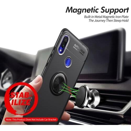 Ring Case For Huawei P30 P40 P20 Lite E 2019 Silicone Magnetic Shockproof Case For Huawei P30 P40 P20 Pro P Smart Z 2019 2020