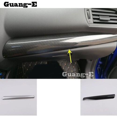 For Honda Fit Jazz 2017 2018 2019 Car Sticker Inner Co-Pilot Storage Glove Box Bins Switch Trim Frame Cover Parts Hoods 1pcs