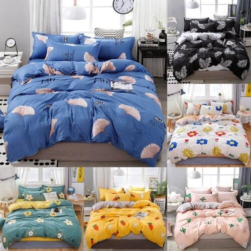 Home Textile Fashion Print Style Bedding Sets 3/4pcs Childrens Boy Girl And Adult Bed Linings Duvet Cover Bed Sheet Pillowcase