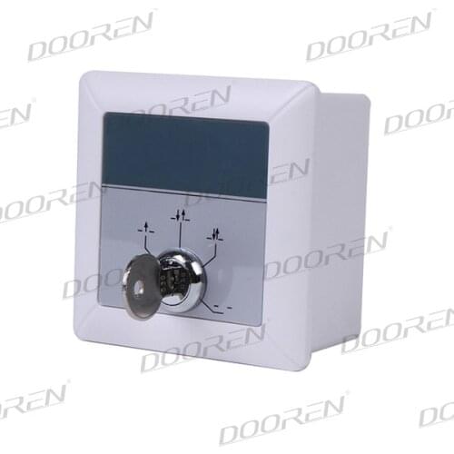 Dooren automatic door program five functions key switch,automatic door key selector with LCD