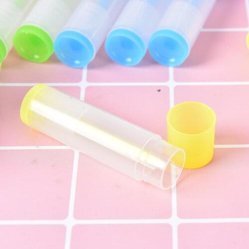 Hot 10pcs 5 Ml Lipstick Tube Lip Balm Containers Empty Cosmetic Containers Lotion Container Glue Stick Clear Travel Bottle