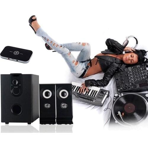 Hifi 2 in 1 Bluetooth 4.1 Audio Transmitter Receiver Wireless A2DP Bluetooth Audio Adapter Portable Audio Player Aux 3.5mm