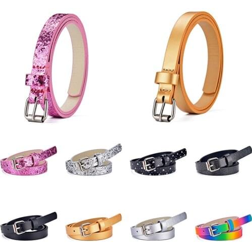 Children Faux Leather Belt Kids Cute Peach Heart Buckle Belts For Girls Solid Waistband Love Heart Eyelet Grommet Waist Belt