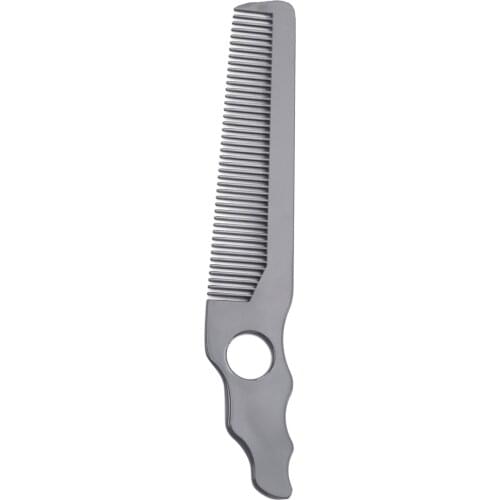 Curved Hair Clipping Cutting Comb Hairdressing Barber Salon Home Haircut Combs for Women Men, Round Hole Design