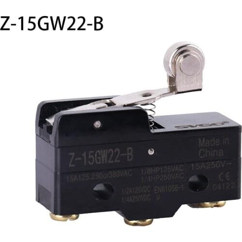 Short Roller Hinge Normally Open/Close Micro Lever Limit Switch Z-15GW22-B