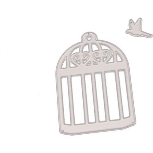 Birdcage Metal 2021 New Metal Cutting Dies Stencils for DIY Scrapbooking Album Decorative Embossing Paper New